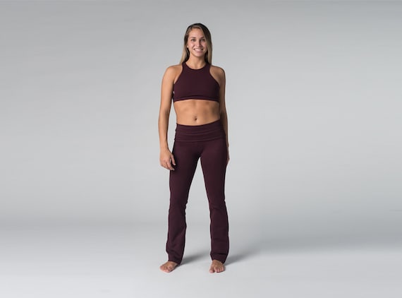 Pantalon yoga cheap coton bio