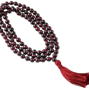 Mala 108 Beads - Garnet