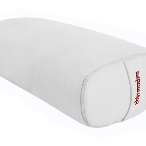 Yoga Bolster Oval Spelt 100 % organic cotton 60 cm x 15 cm x 30 cm - Chin Mudra