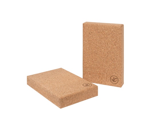 Cork Yoga Brick, Cork Fitness Block, Pilates Cork Brick Chin Mudra -  UK