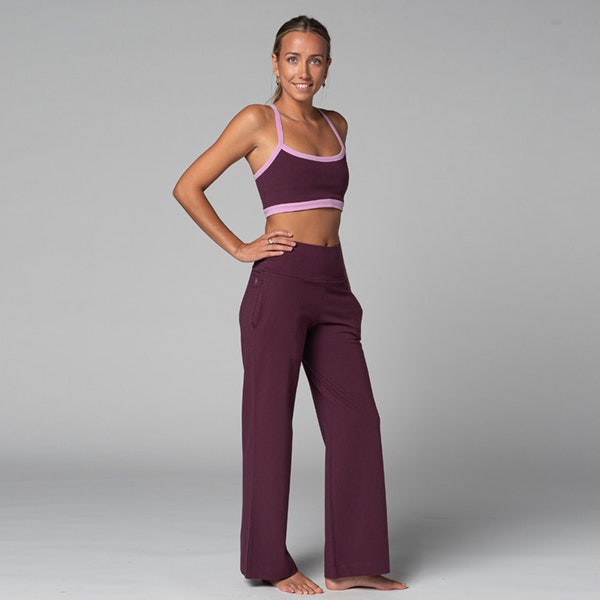 Pantalon de yoga Femme Jazzy - Coton Bio Chin Mudra