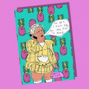 Boris Pants On Fire A5 Card Etsy