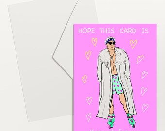 Ryan Gosling / Ken / Barbie movie birthday card