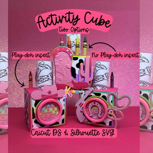 Activity Cube SVG Template - Etsy
