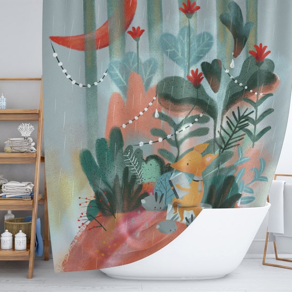 Woodland Bathroom Etsy