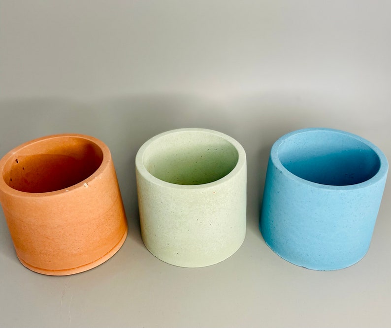 Oval Concrete Jewelry Tray Cement Trays Candle Holder Concrete Etsy