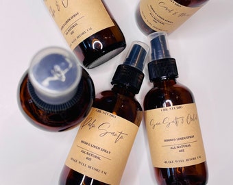 Aromatherapy Room & Linen Spray | Essential Oil Fabric Mist | Non-Toxic Home + Bedding Freshener