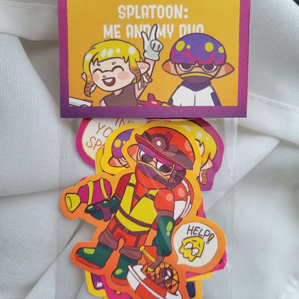 Splatoon Sticker pack: Me and my Duo