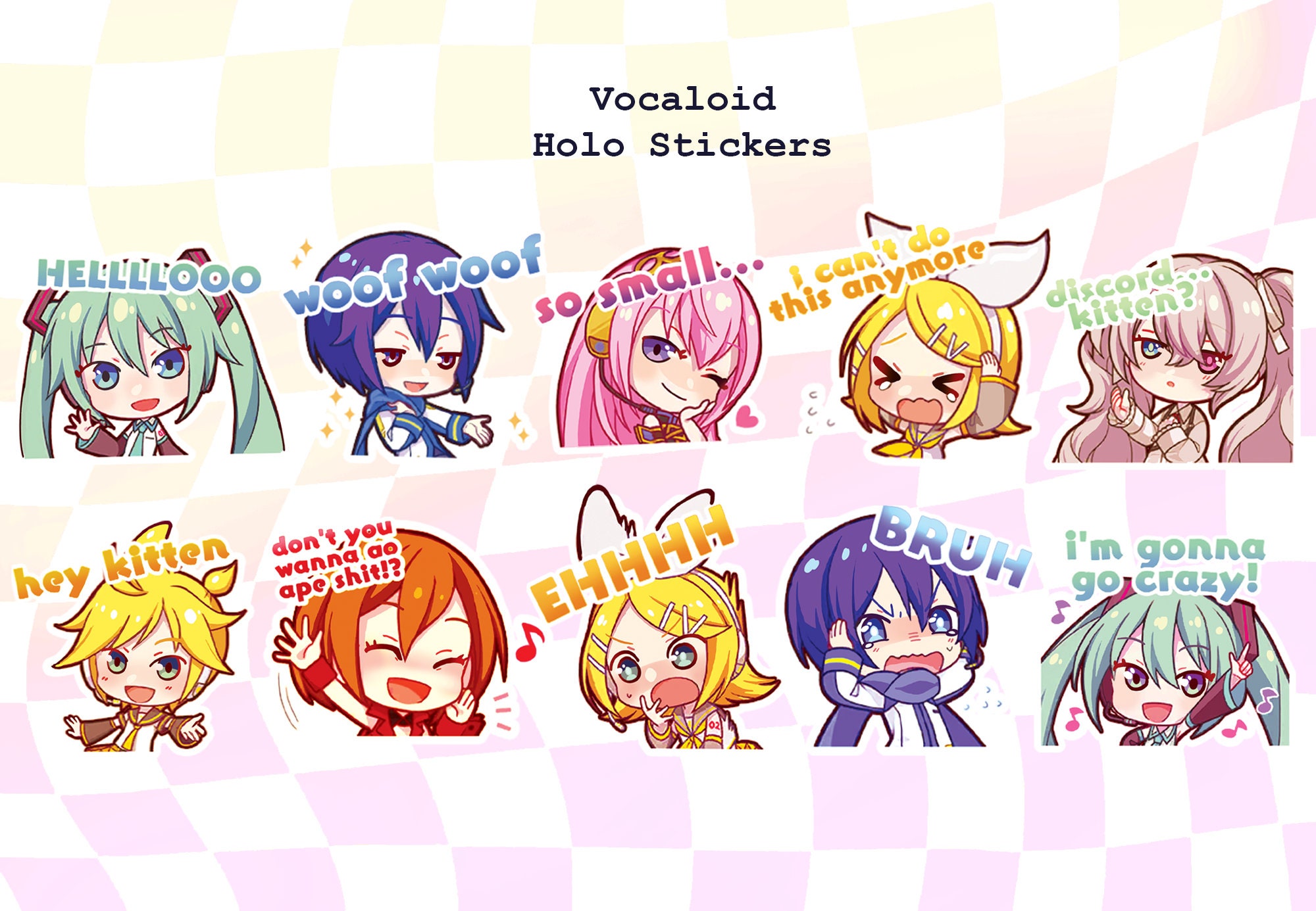 Vocaloid Stickers 