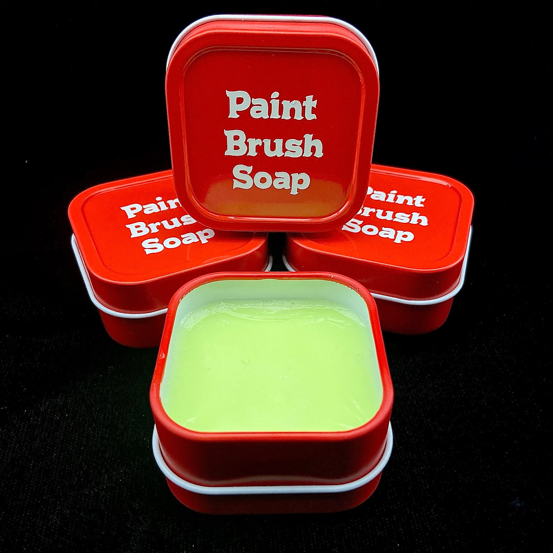 Handmade Paint Brush Soap Cleanser Etsy