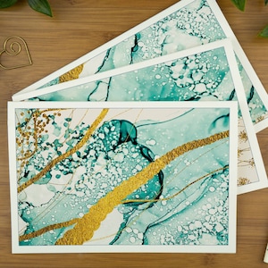 Luxus-Geburtstagskarten-Set, Kunst-Grußkarten-Pack, einzigartige Notizkarten für sie, modernes Kunstgeschenk für Mama, Dankeskarten für ihn, personalisiert