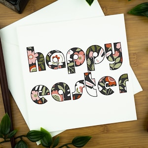 Osterkarte, Frohe Ostern Karte, Osterkarte Hase, Osterkarte für Tochter, Osterkarte Kunstdruck nordisch, Karte für Ostern