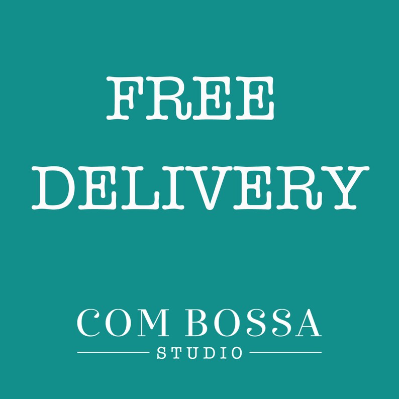 Free Delivery on all products.