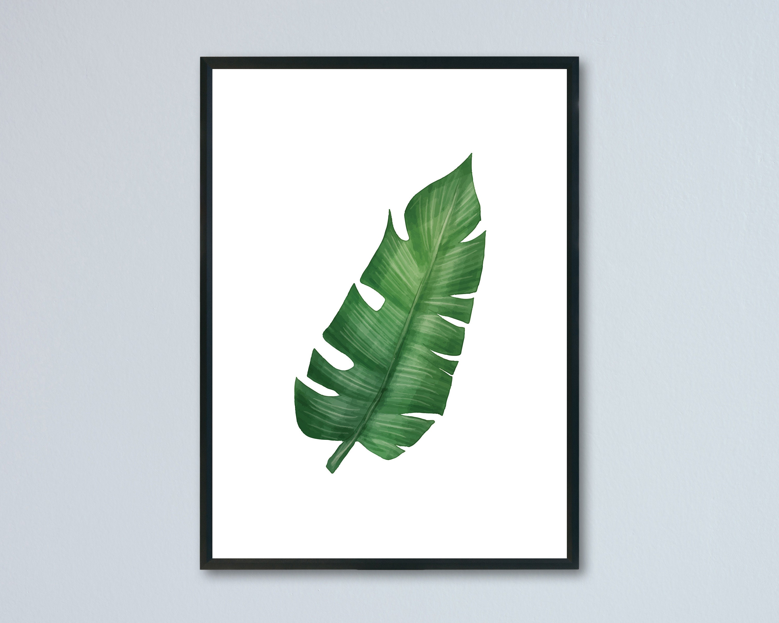 Downloadable Leaf Print Wall Art Botanical Print Wall Art Etsy