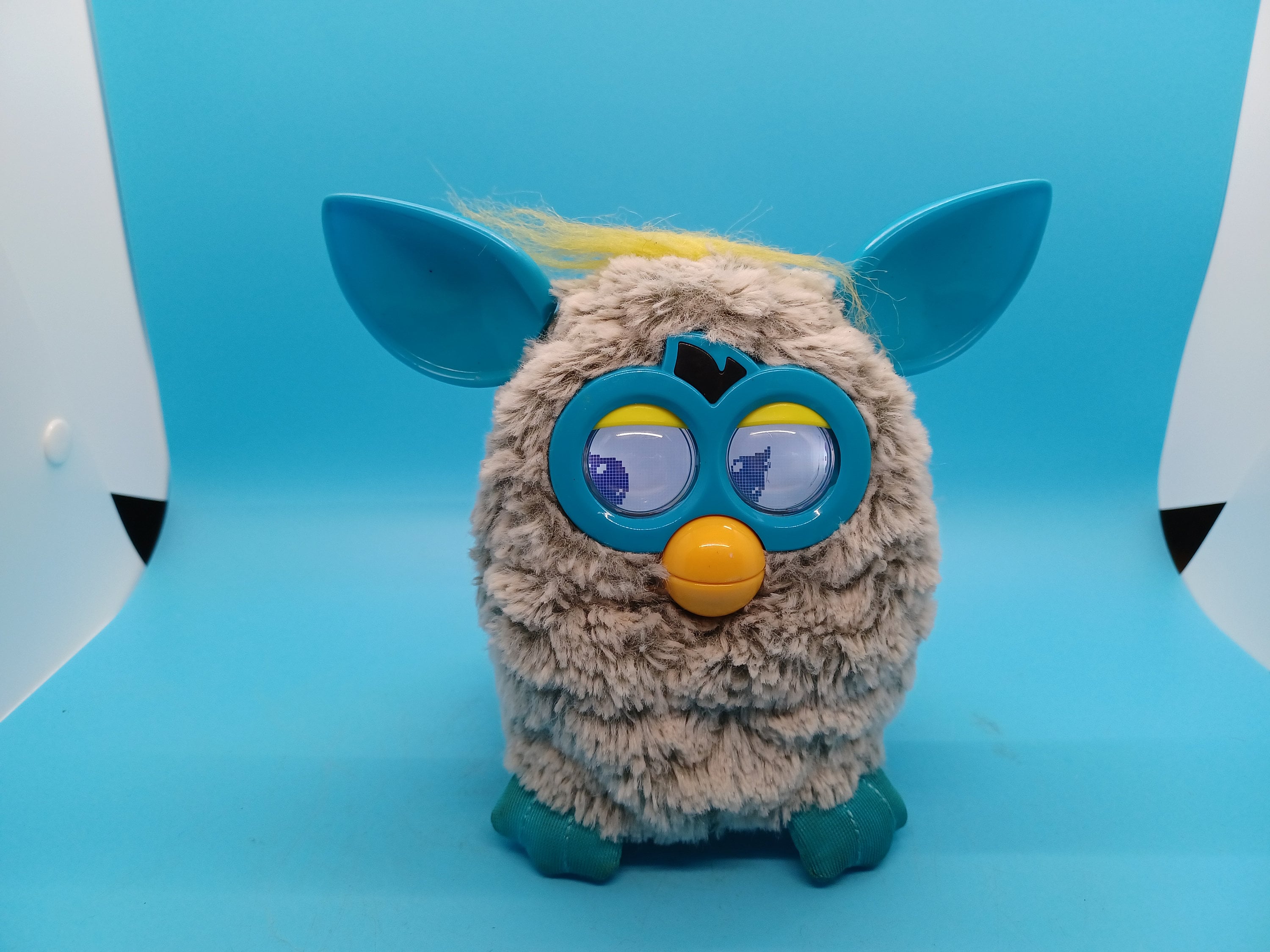 Furby Boom 2012, Gray, Valley Girl Personality, WORKS, Blue, Tiger, Parts,  Mod, DIRTY - Etsy India, image size:3000x2250