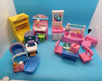 Fisher Price Loving Family Dollhouse Furniture Assortment LOT 2 Etsy