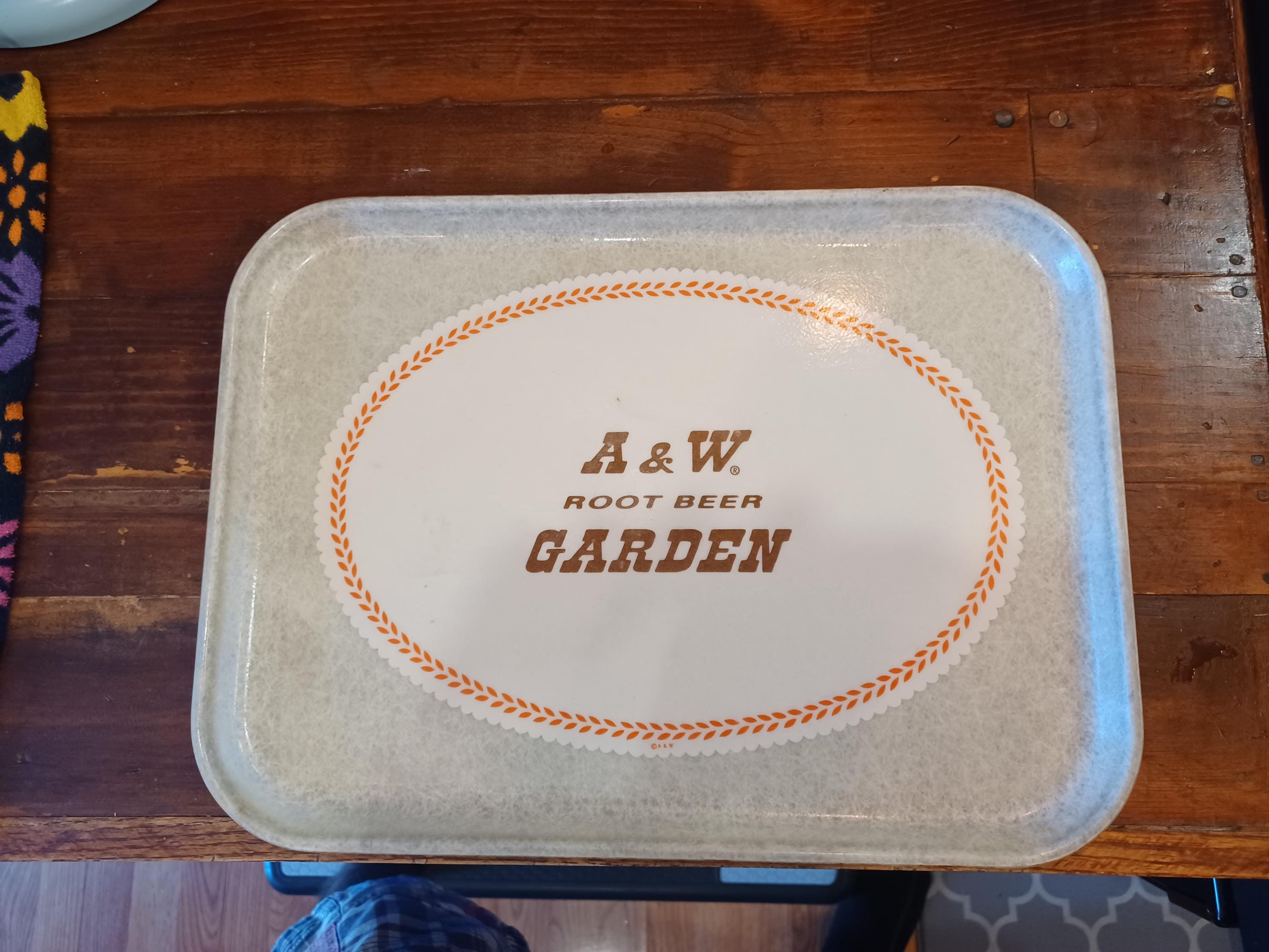 A&W エンダー ヴィンテージ フード トレイ A&W エンダー ヴィンテージ フード トレイ