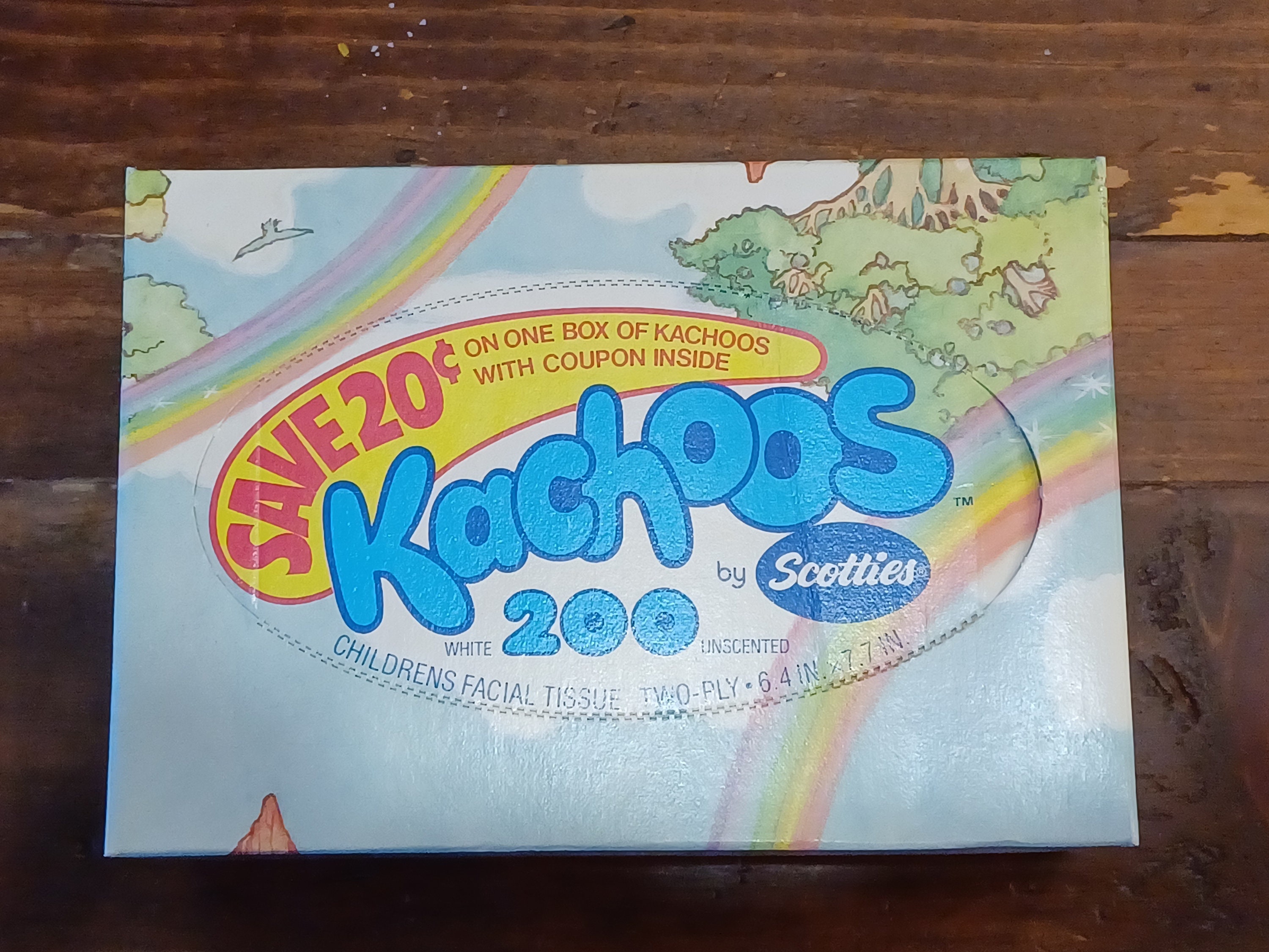 Issue Box Unopened VINTAGE 80s Kachoos Unicorn Tissue Box, Scotties, Childrens, Kids ...
