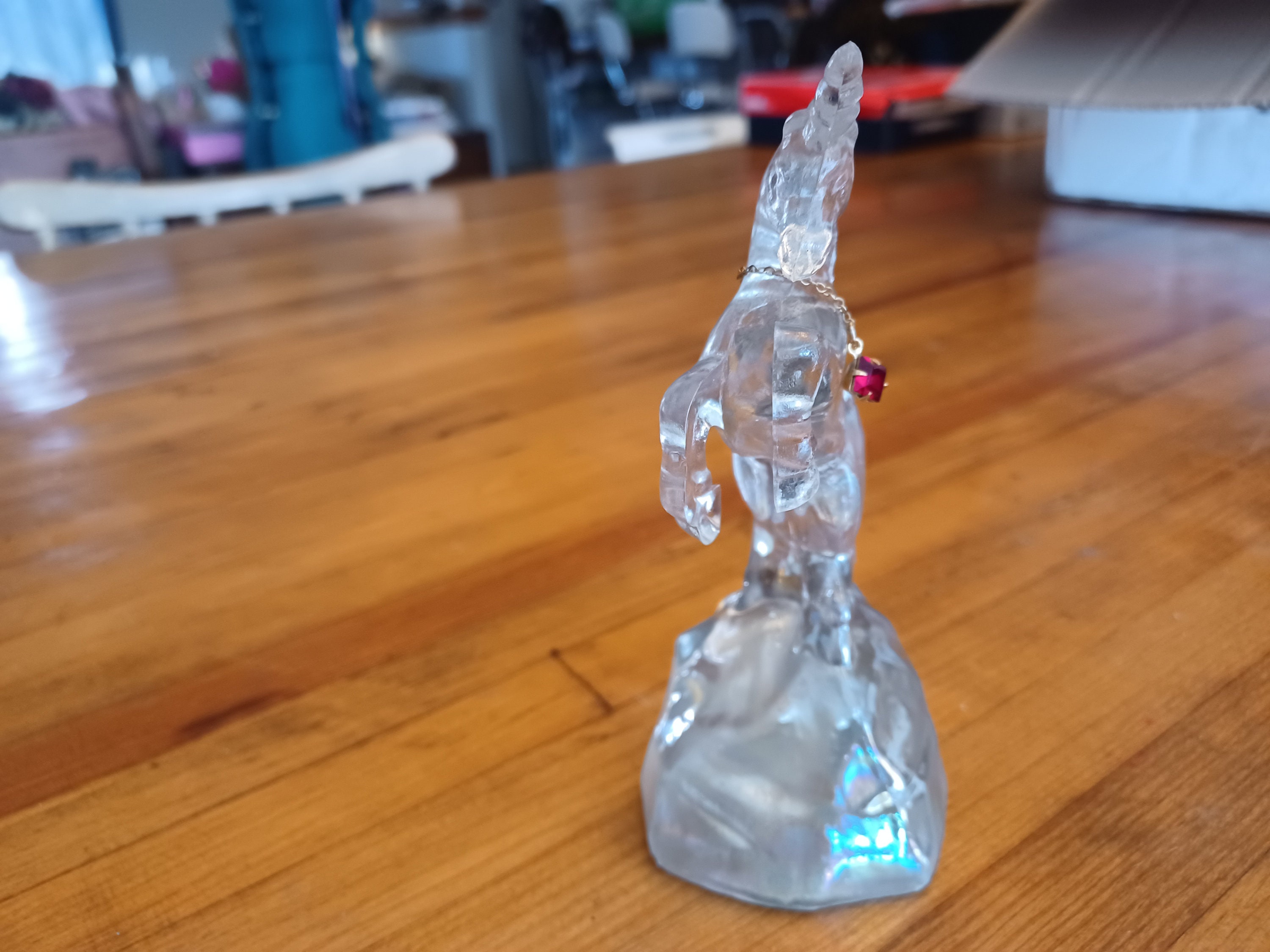 VINTAGE Fenton Glass Captured Dreams Crystal Unicorn Figurine Etsy