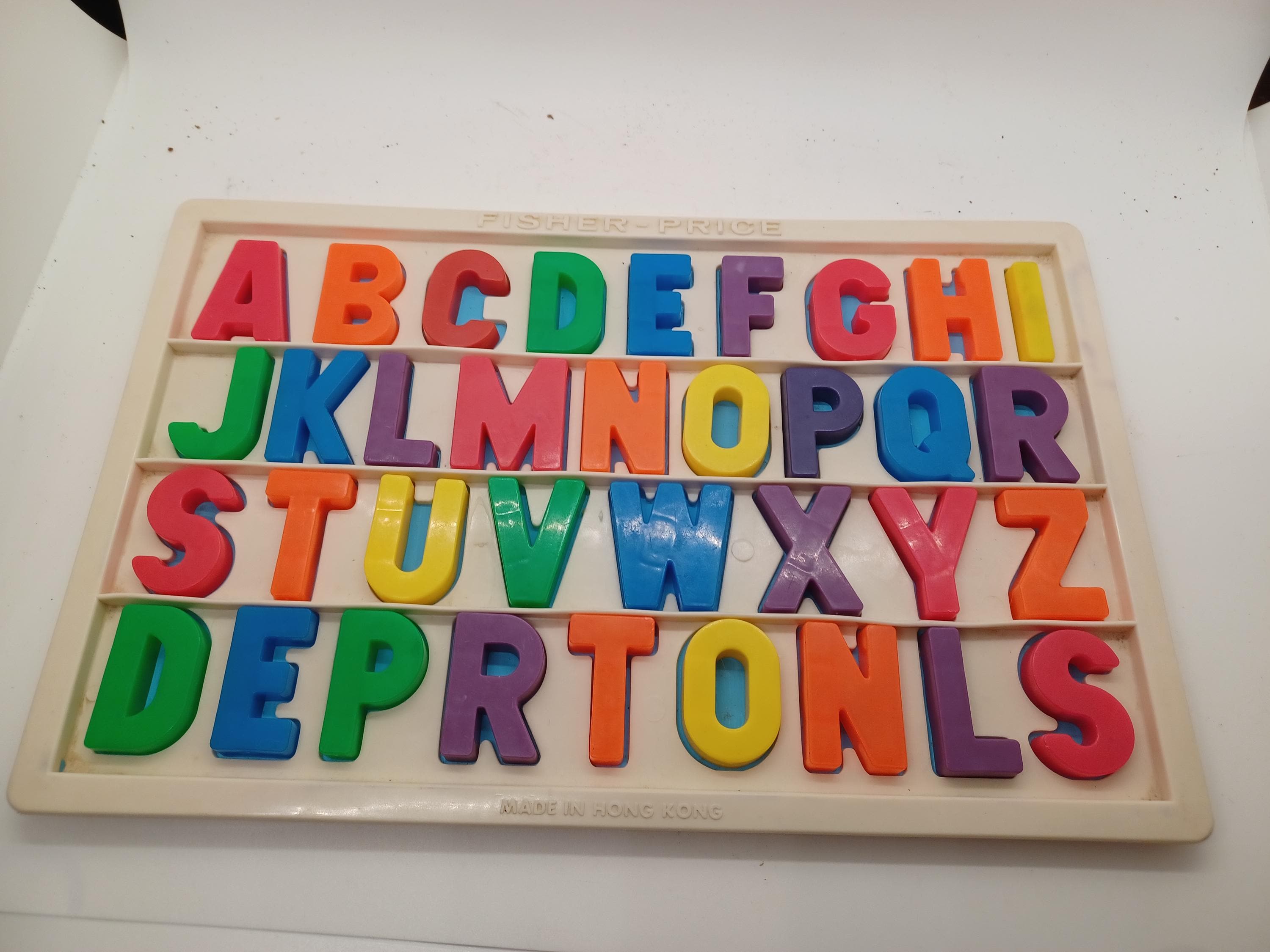 Pupitre éducatif Fisher Price 1978 Vintage - Lettres Et Chiffres