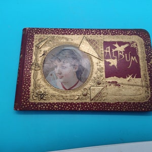 Fabulous Antique Autograph Book, Edwardian, Circa 1900, Early Social Media,  Illustrated Pages, Unused, Rare. Super Condition, Collectable 