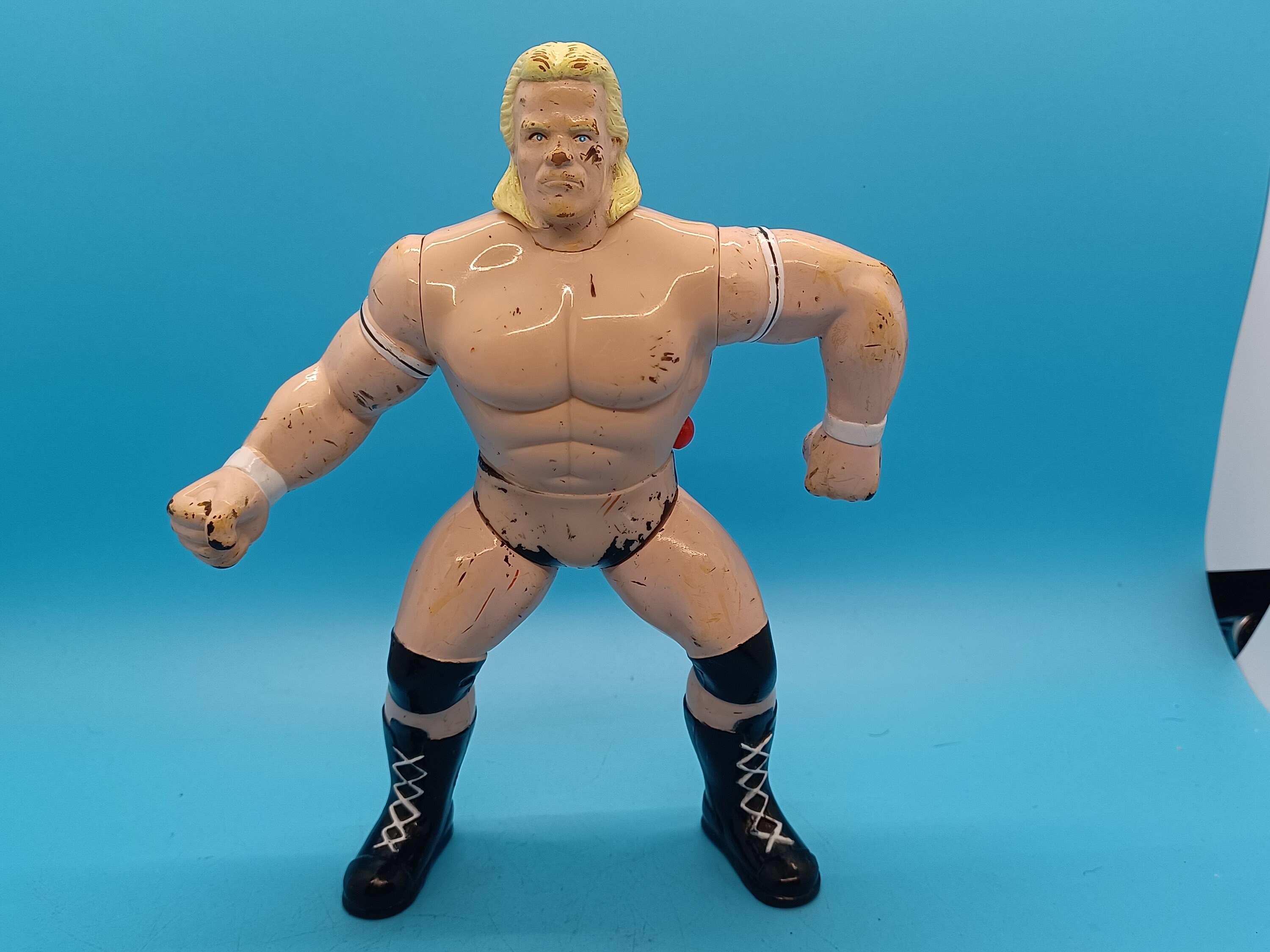 Lex Luger Action Figure, Osft, WCW, 1997, Rumble, WORKS