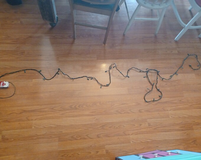 ONE Cheng Tung Musical, Flashing Christmas String Lights, 40 Bells, Retro, Vintage WORKS Etsy