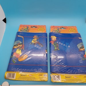 ONE Old stock package Rocket Power wallpaper border, 2000s, 200X, Nickelodeon, cartoon, kid&#39;s, bathroom