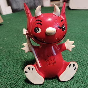 ビンテージ デビル 悪魔 Devil ミッドセンチュリー アンティーク 置物