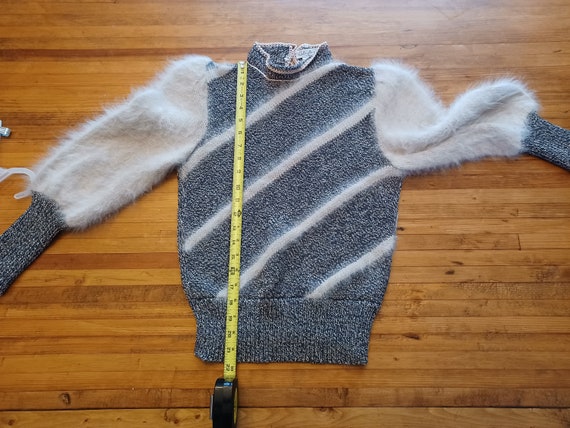 Vintage Small Antonella Preve knit sweater, mohai… - image 8