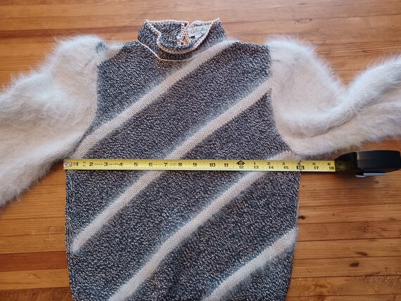 Vintage Small Antonella Preve knit sweater, mohai… - image 7