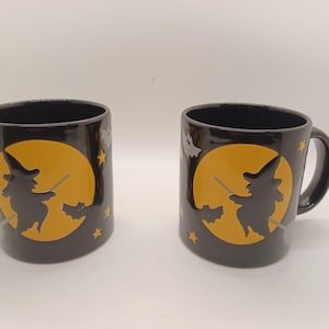 ONE waechtersbach witch mug, west Germany, CHIP, vintage, halloween, spooky