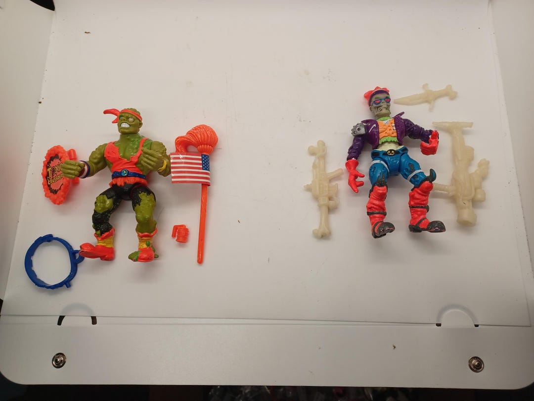 Vintage 1991 Playmates Toxic Crusaders Toxie or Bonehead Figure