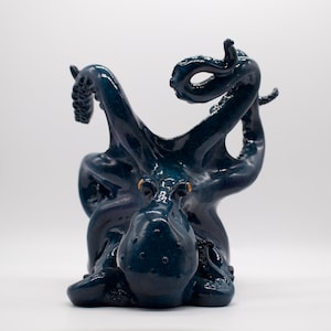 Octopus Wine Holder Navy Blue image 2