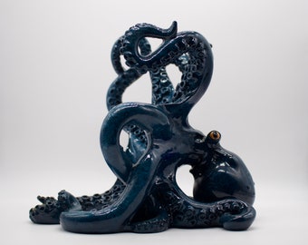 Octopus Wine Holder (Navy Blue)