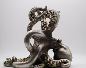 Octopus Wine Holder (pewter)