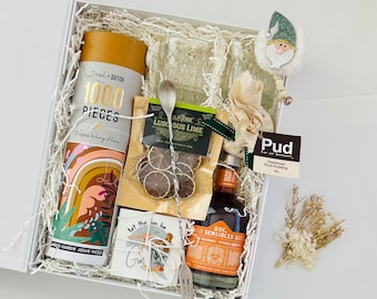 Puzzle Gin Gift Box: Non-Alcoholic Drink, Pudding & Coasters