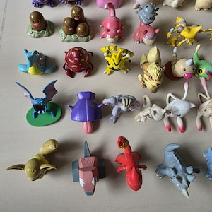 Vintage Pokémon Figuren // Oldschool Pocket Monster Figuren // INOFFIZIELLE Tomy // 151 Kanto Generation Bootleg // Pokemon Figuren Bild 5