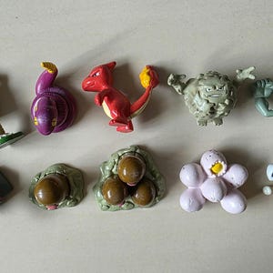 Vintage Pokémon Figuren // Oldschool Pocket Monster Figuren // INOFFIZIELLE Tomy // 151 Kanto Generation Bootleg // Pokemon Figuren Bild 9