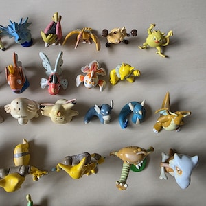 Vintage Pokémon Figuren // Oldschool Pocket Monster Figuren // INOFFIZIELLE Tomy // 151 Kanto Generation Bootleg // Pokemon Figuren Bild 6