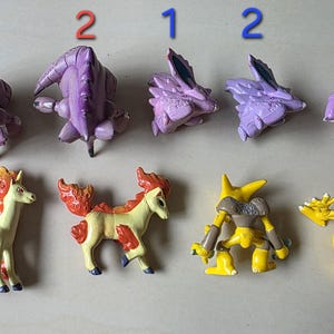 Vintage Pokémon Figuren // Oldschool Pocket Monster Figuren // INOFFIZIELLE Tomy // 151 Kanto Generation Bootleg // Pokemon Figuren Bild 18