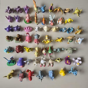 Vintage Pokémon Figuren // Oldschool Pocket Monster Figuren // INOFFIZIELLE Tomy // 151 Kanto Generation Bootleg // Pokemon Figuren Bild 1