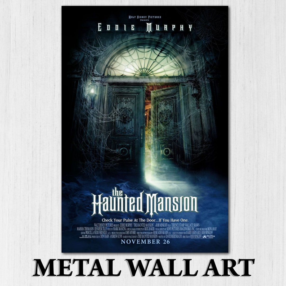 Movie Poster the Haunted Mansion Film Memorabilia Metal Sign Retro ...
