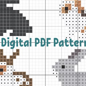 Rabbit Cross Stitch Pattern | 100% PROFITS TO RESCUES