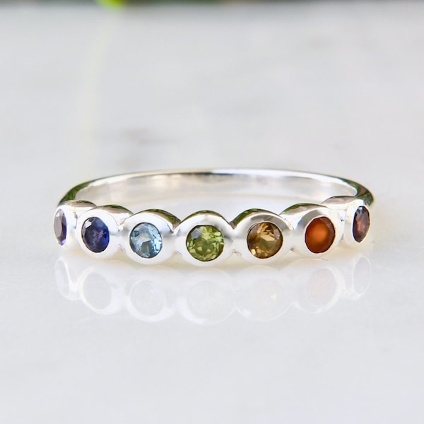 Orange Color Gota Chakra Ring Set Of 6 main image 1