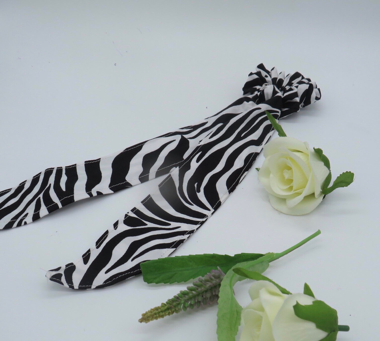 Zebra print hair accessories set Etsy