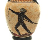 Olympic Game Javelin Hand-painted Pottery Greek Amphora