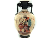 Archaic Period Vase (800-479 B.C.) Goddess Aphrodite Goddess Hestia Greek Ancient Art Greece 26 cm 10.24 inches