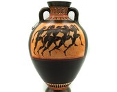 Terracotta Amphora Panathenaic Prize Museum Replica Copy The Metropolitan Museum of art New York Ancient Greek Pottery