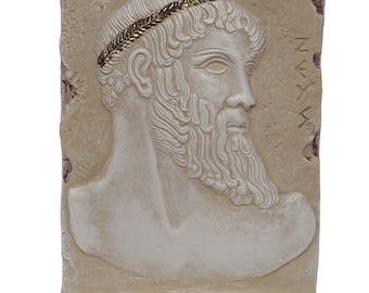 Zeus Greek God Wall Hanging Greek Souvenir Home Decor Greek Gift